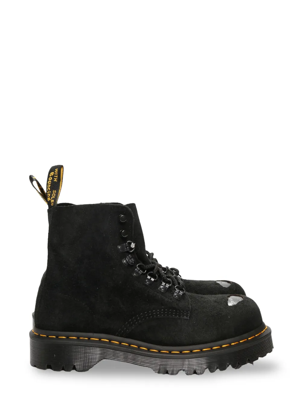 Dr. Martens suede lace-up boots - Nero