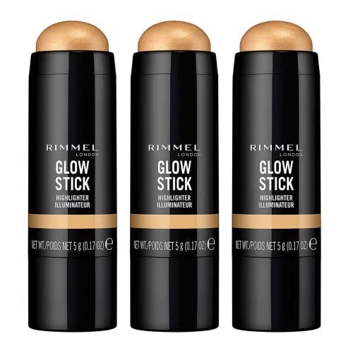 3 X Rimmel Glow Stick Highlighter Illuminator - 004 Treasure