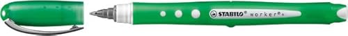 Penna Roller Worker® + Colorful, Fusto In Colore Inchiostro, Punta In Alpacca, Verde