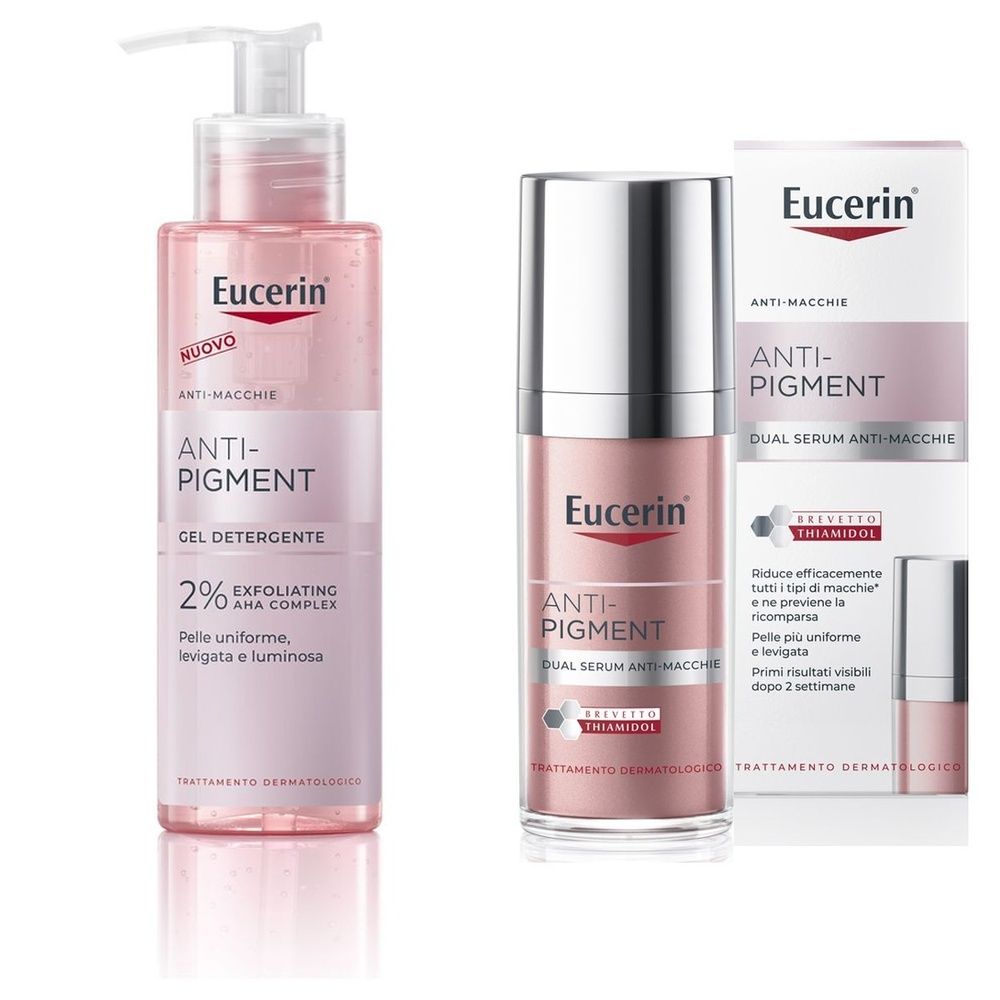 Eucerin Anti-Pigment Dual Serum 30 ml + Gel Detergente 1 pz Set