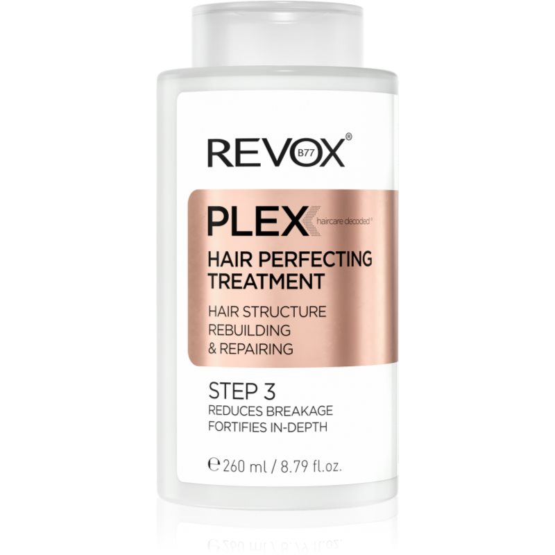 Revox B77 Plex Hair Perfecting Treatment. Step 3 Trattamento Pre-Shampoo Per Capelli Tinti E Danneggiati 260 Ml