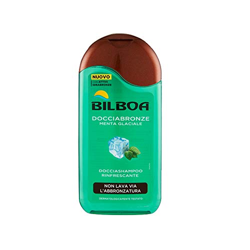 3X Bilboa Abbronzante Docciabronze Tanning Mint Glacial Shower 250 Ml