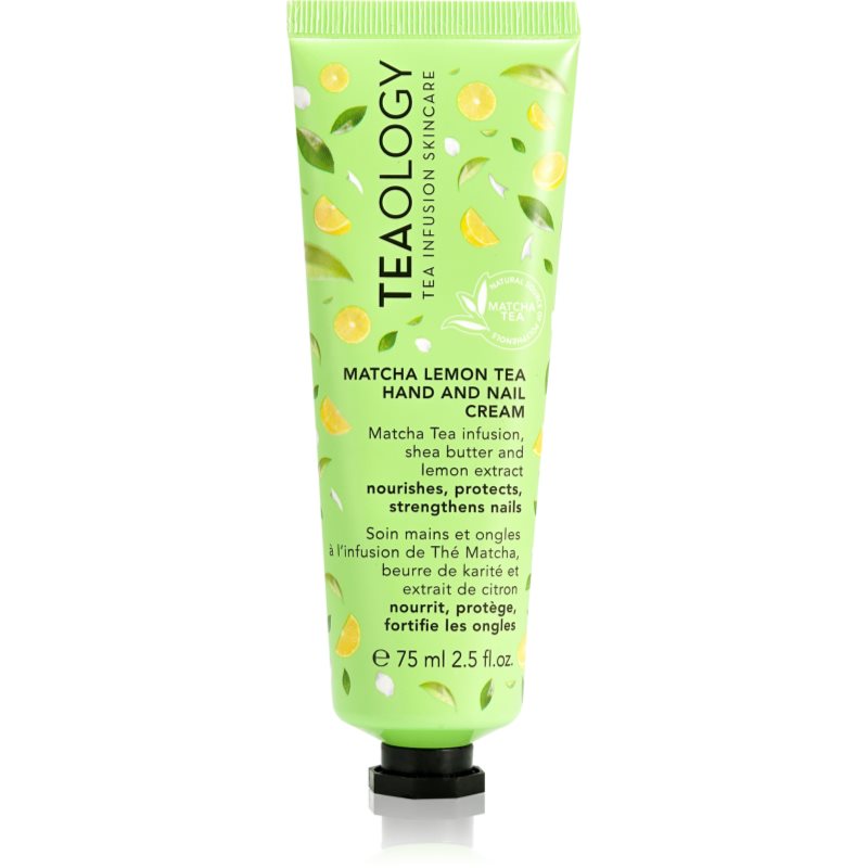 Teaology Matcha Tea Hand And Nail Cream Crema Per Mani E Unghie Con Matcha 75 Ml