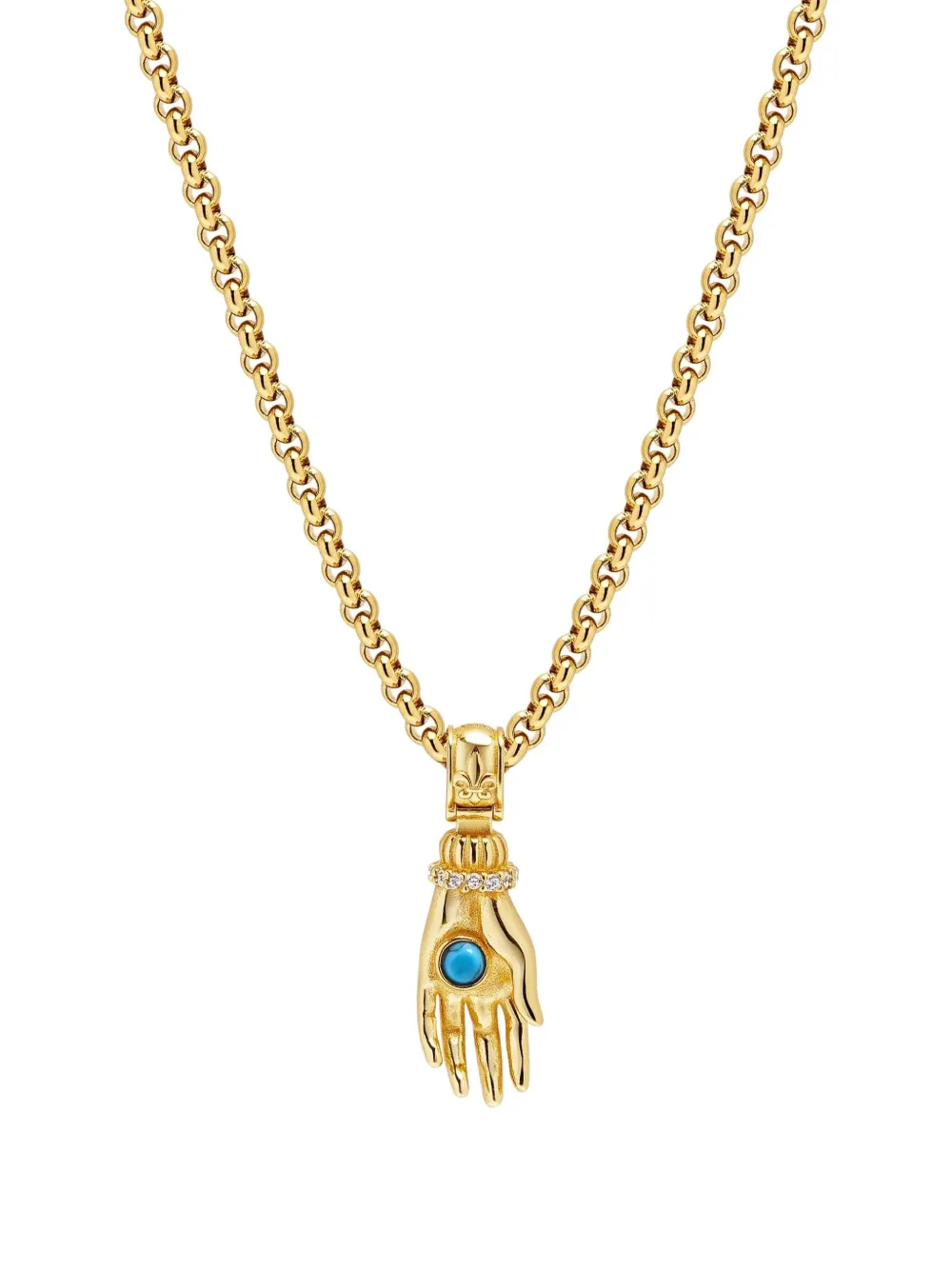Nialaya Jewelry hand-pendant necklace - Oro