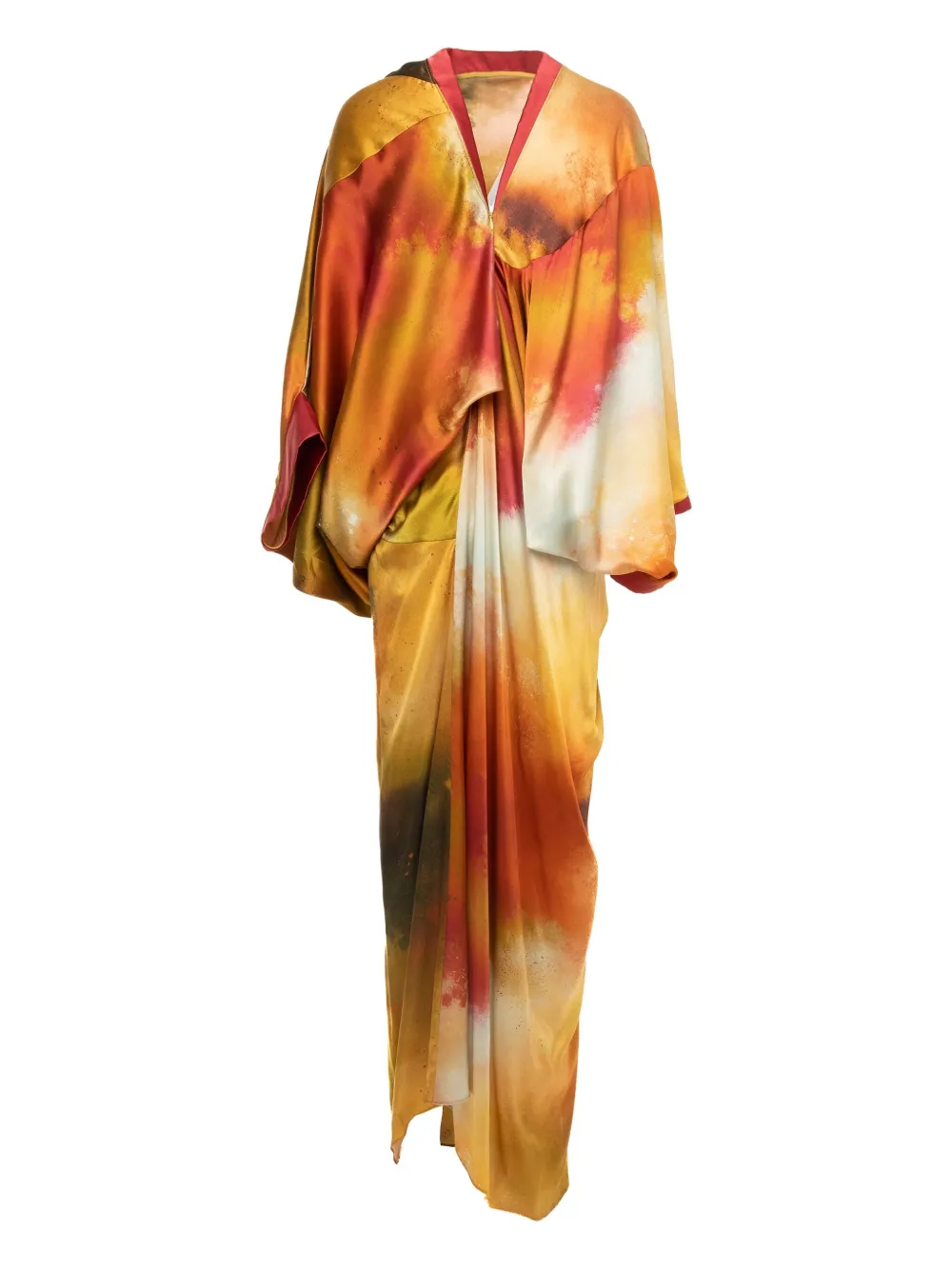 YANGKEHAN silk dress - Arancione
