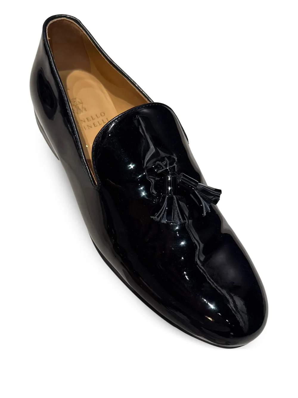 Brunello Cucinelli patent loafers - Nero