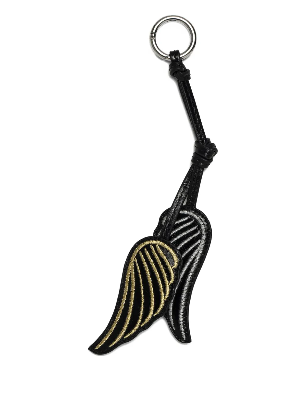 Zadig&Voltaire Rock Feather keyring - Nero