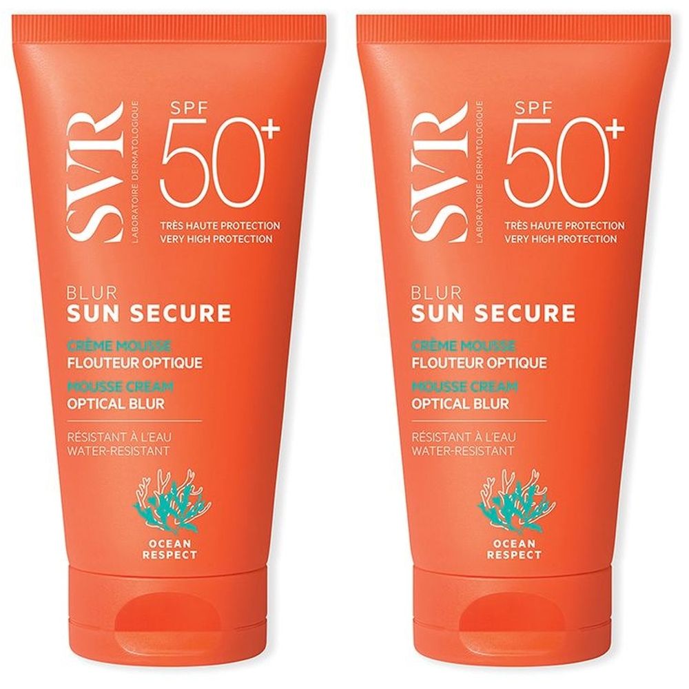 SVR SUN SECURE Blur SPF50 + Set da 2 2x50 ml Crema