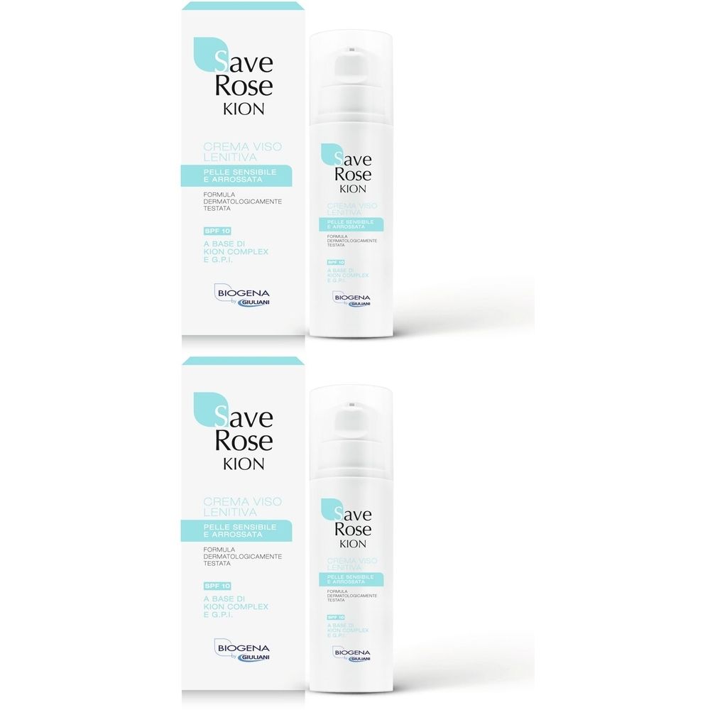 Save Rose Kion Crema Viso Lenitiva e Disarrossante con KION COMPLEX Se