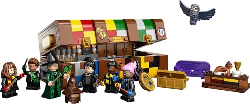 Lego Harry Potter - Il Baule Magico Di Hogwarts 76399 Con Stemmi Case, Cappello Parlante E Gufo Anni 8+