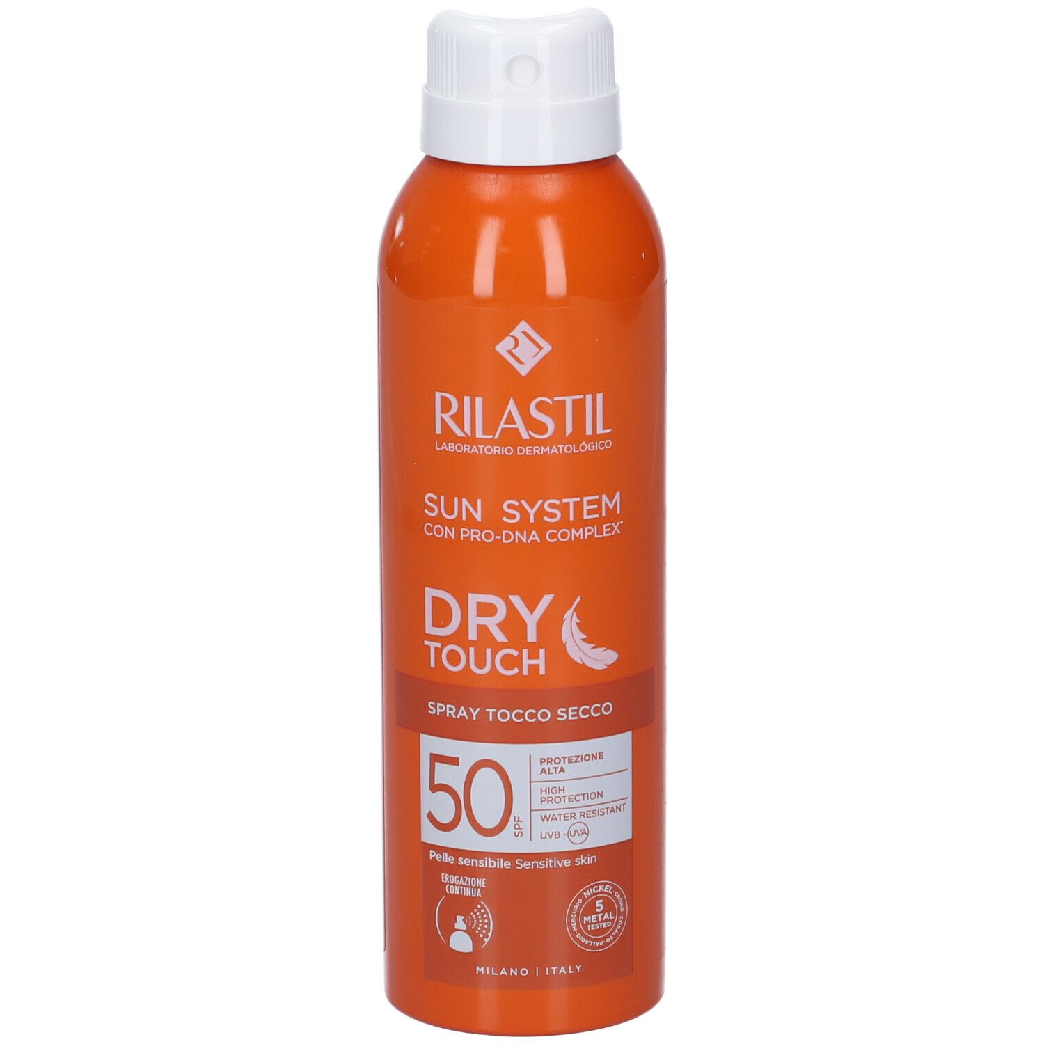 Rilastil Sun System Dry Touch SPF50+ 200 ml Crema solare