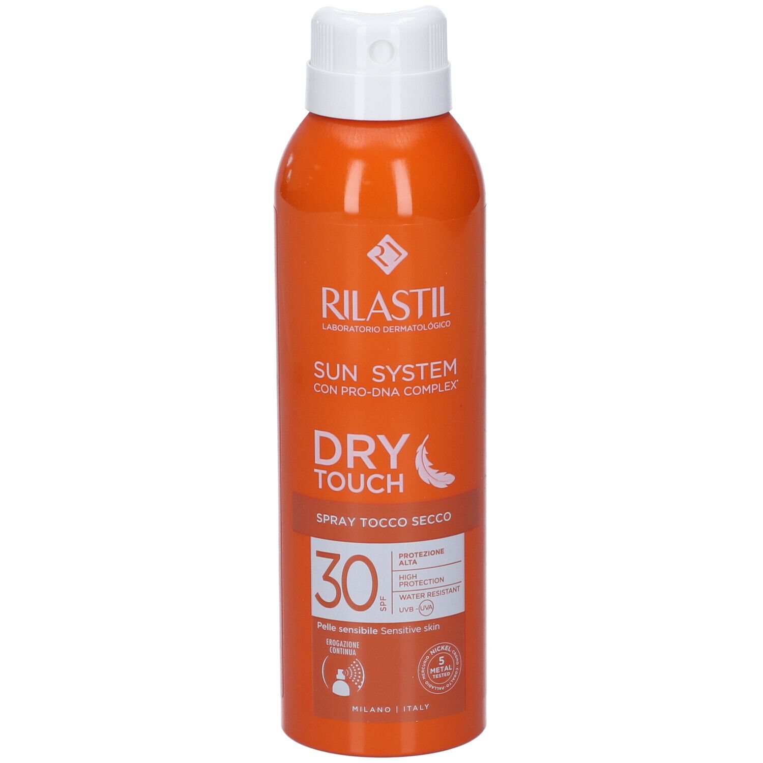 Rilastil Sun System Dry Touch SPF30 200 ml Crema solare