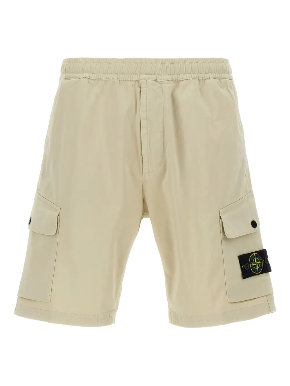 Stone Island Compass-badge cargo shorts - Toni neutri