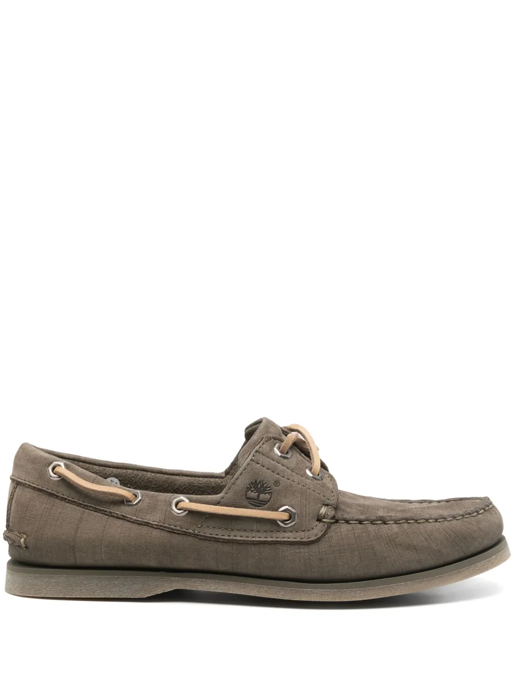 Timberland leather boat shoes - Marrone