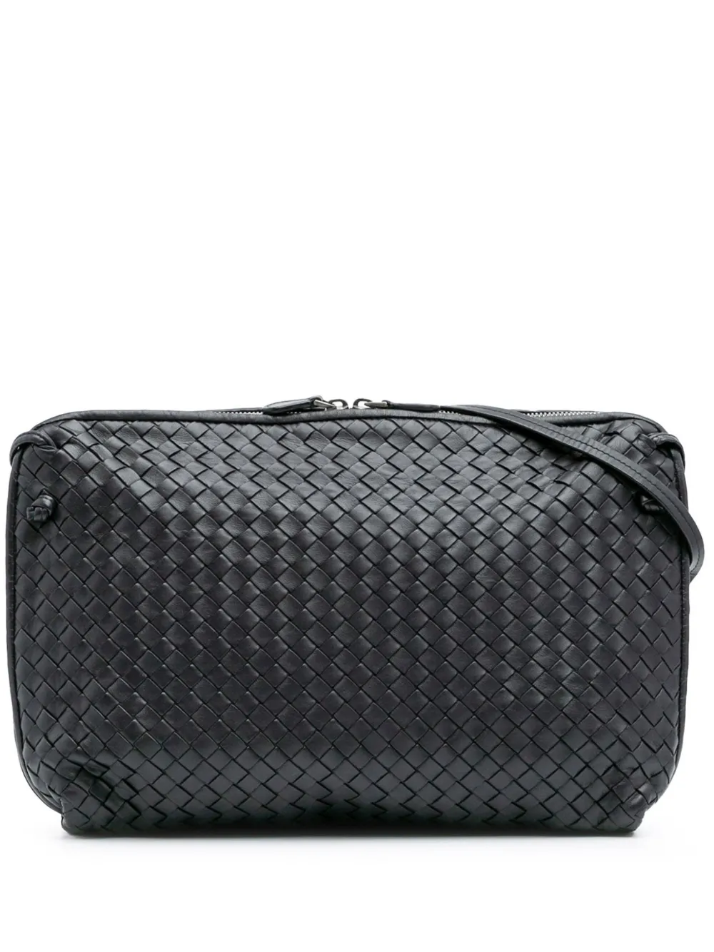 Bottega Veneta Pre-Owned 2010 Large Nappa Intrecciato Nodini crossbody bag - Viola