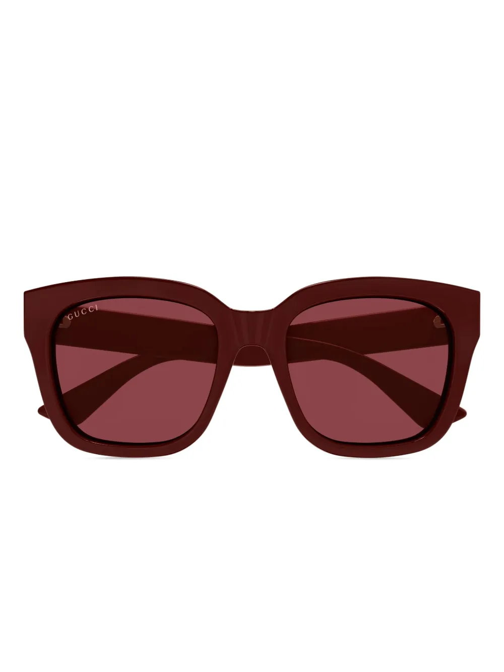 Gucci Eyewear square-frame sunglasses - Rosso