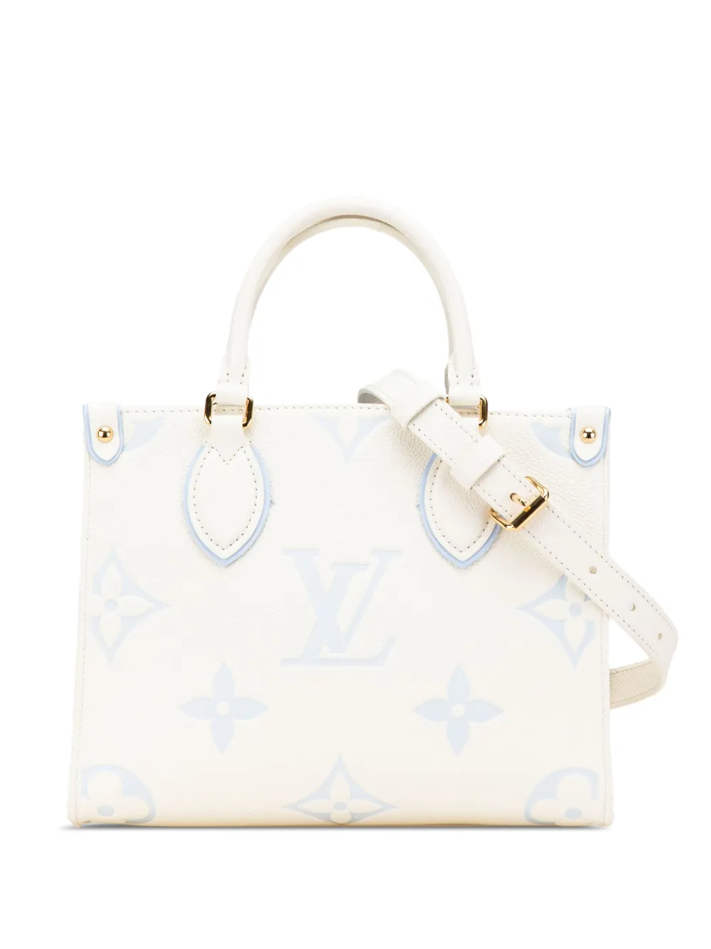 Louis Vuitton Pre-Owned 2021-2025 Bicolor Monogram Empreinte Giant Onthego PM satchel - Blu