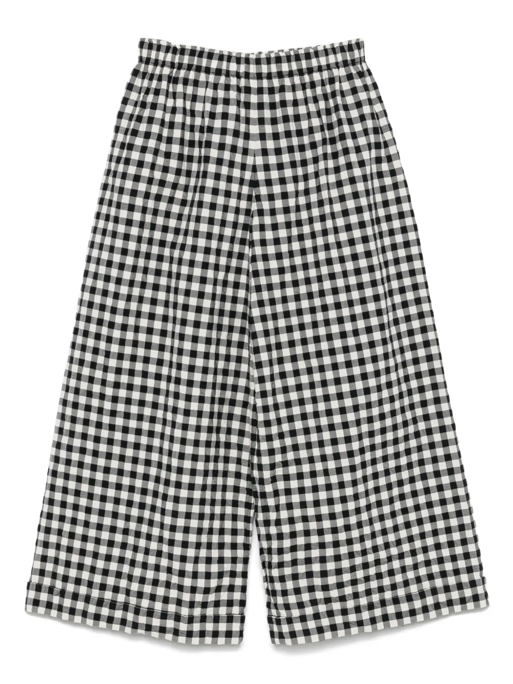 Daniela Gregis gingham-check trousers - Bianco