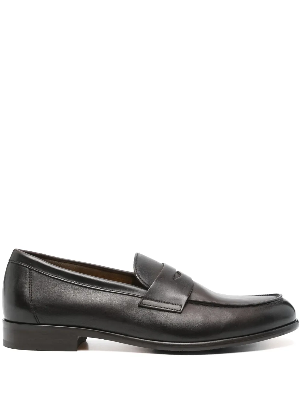 Doucal's leather loafers - Marrone