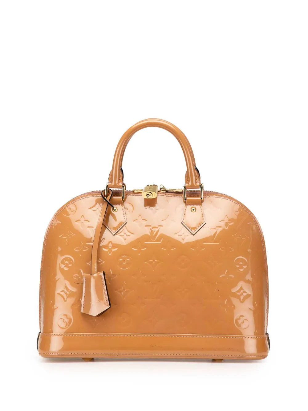 Louis Vuitton Pre-Owned 2012 Monogram Vernis Alma PM satchel - Marrone