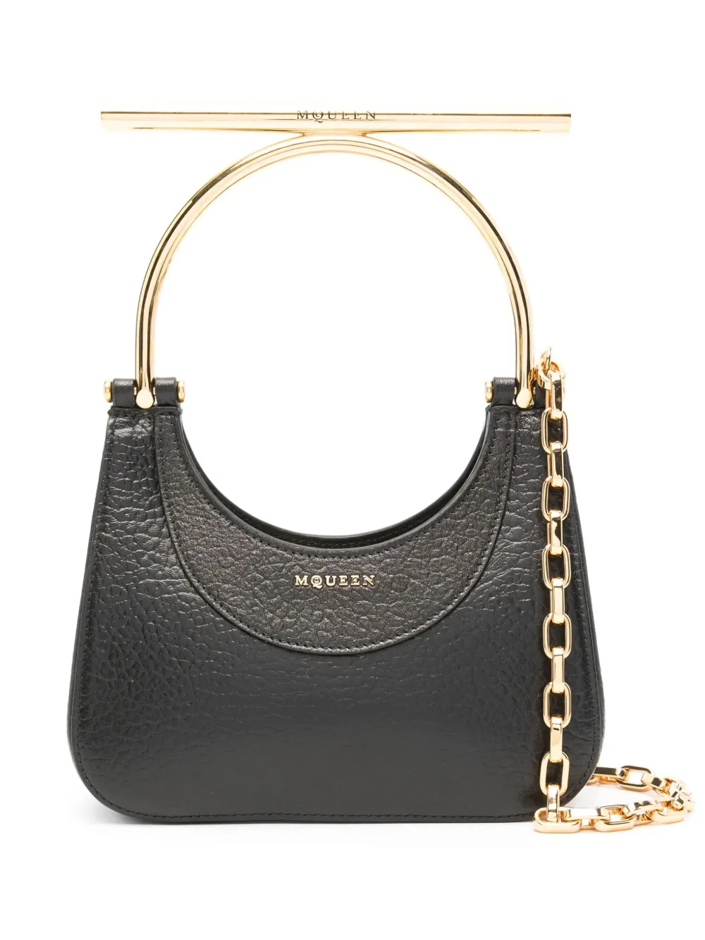 Alexander McQueen Borsa tote Cross-Bar mini - Nero