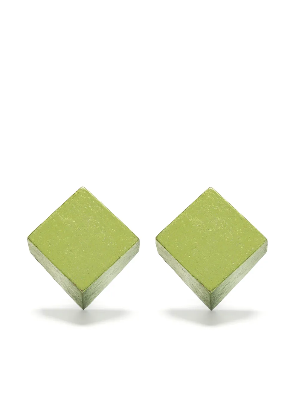 Monies geometric earrings - Verde