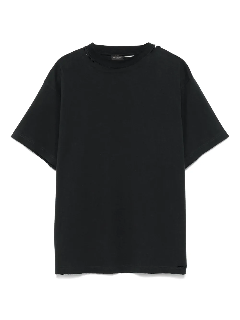 Balenciaga Security Tape logo T-shirt - Nero