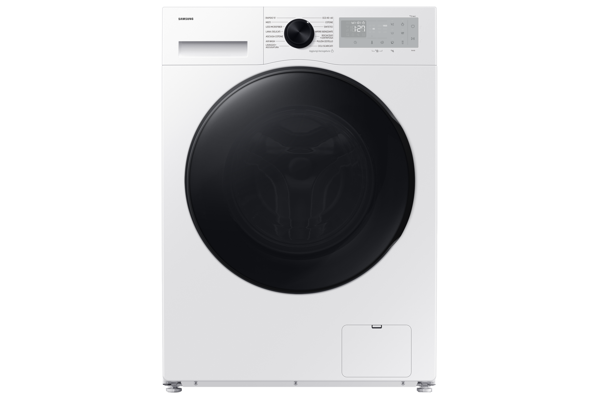 Lavasciuga Samsung Crystal Clean 9/6Kg WD90DG5B15BHET, White