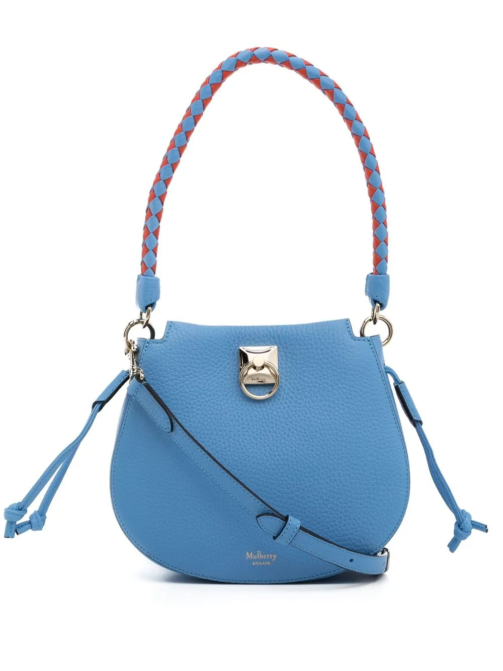 Mulberry Borsa Iris a spalla mini - Blu
