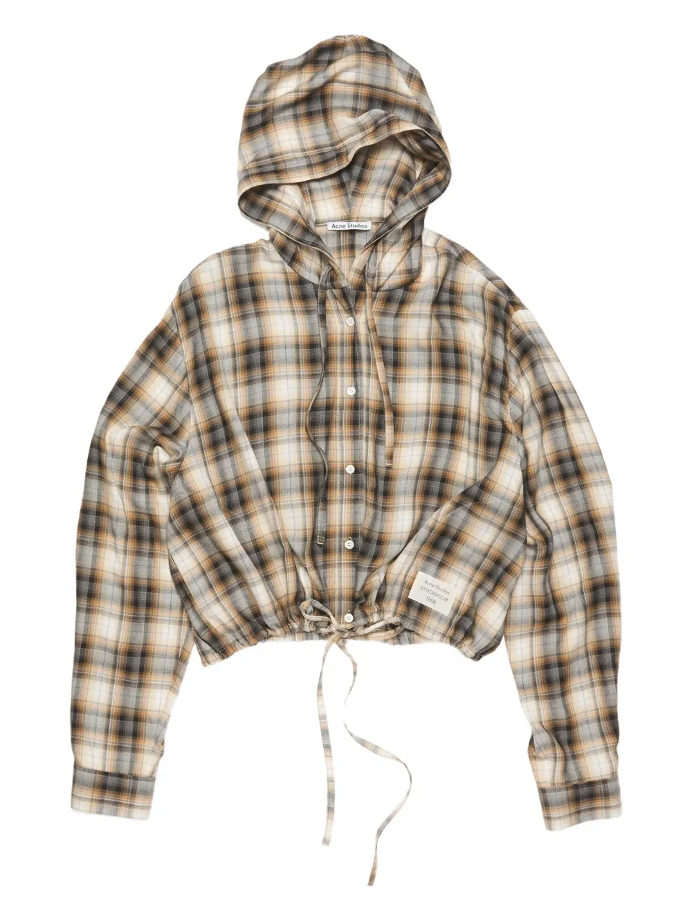 Acne Studios checked shirt - Toni neutri