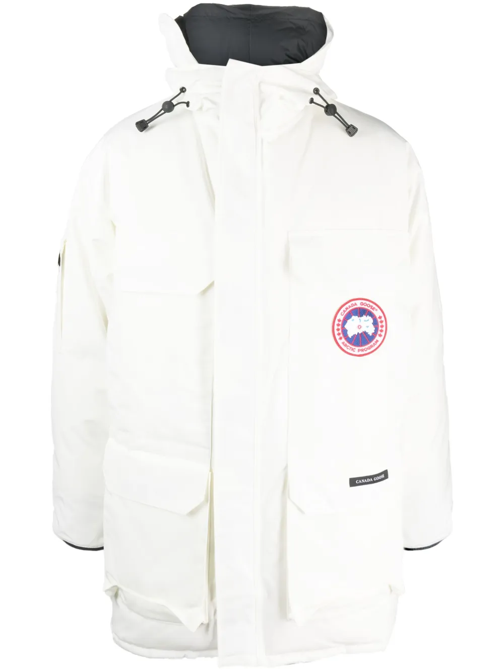 Canada Goose Parka Expedition con cappuccio - Bianco