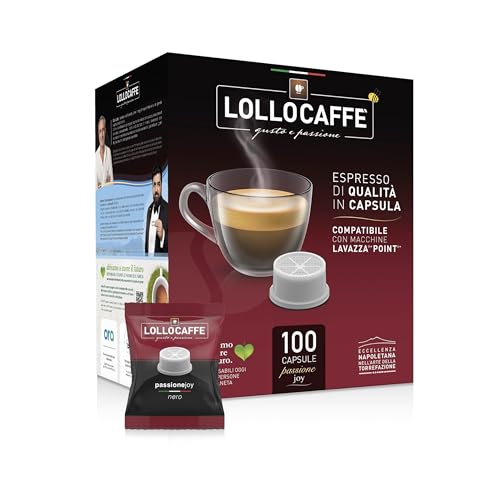Lollo Capsule Compatibili Lavazza Espresso Point Lollo Caffe' Nero Espresso - 100 Cialde