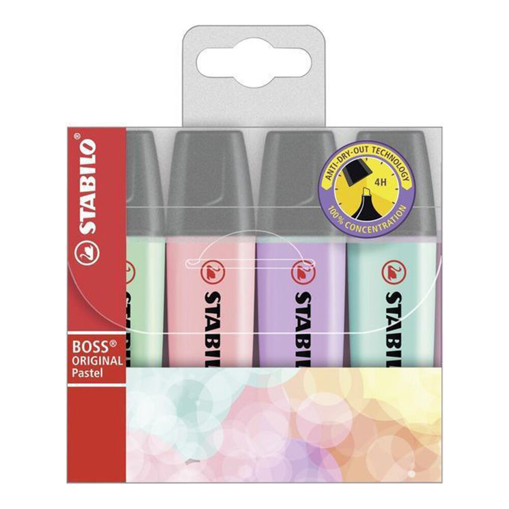 Stabilo Boss Original Pastel 4pz - -
