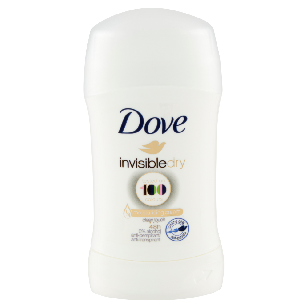 Dove Invisibledry Clean Touch Deo Stick 40ml - -