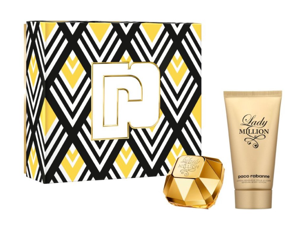 Rabanne Lady Million Set: Eau de Parfum + Body Balm