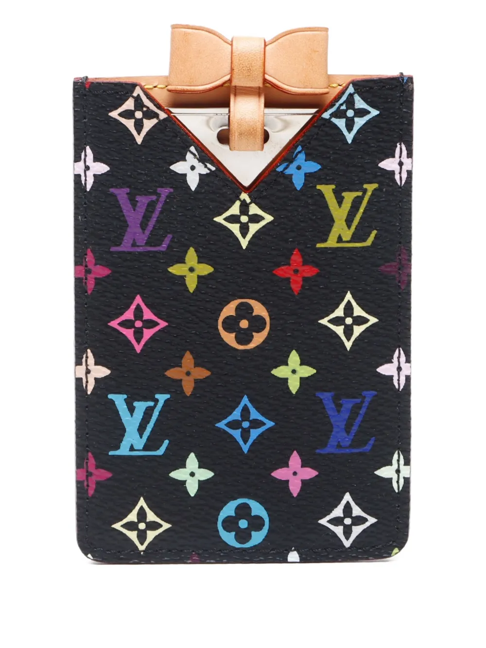 Louis Vuitton Pre-Owned x Takashi Murakami 2004 Multicolore Mirror and Case - Nero