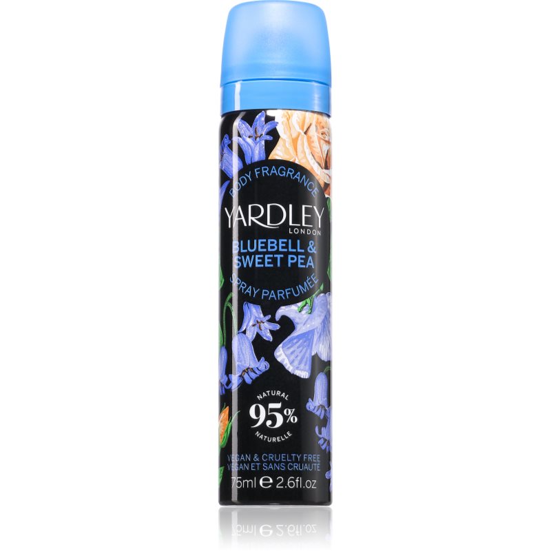 Yardley Bluebell & Sweetpea Spray Corpo Da Donna 75 Ml