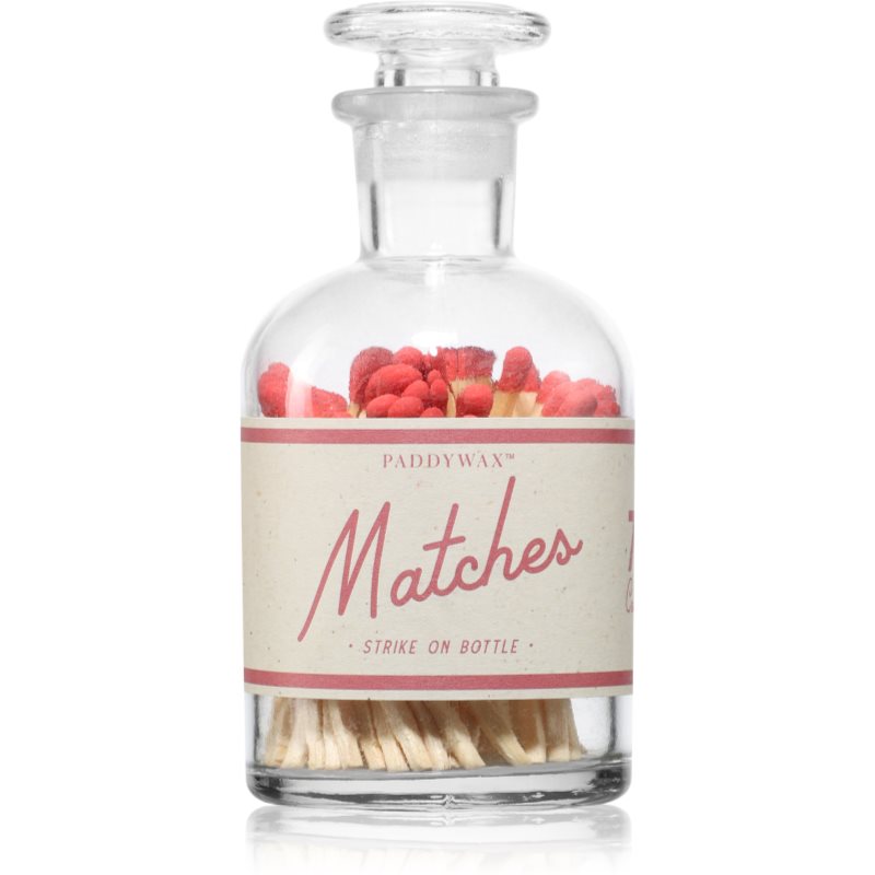 Paddywax Matches Red Glass Fiammiferi 1 Pz