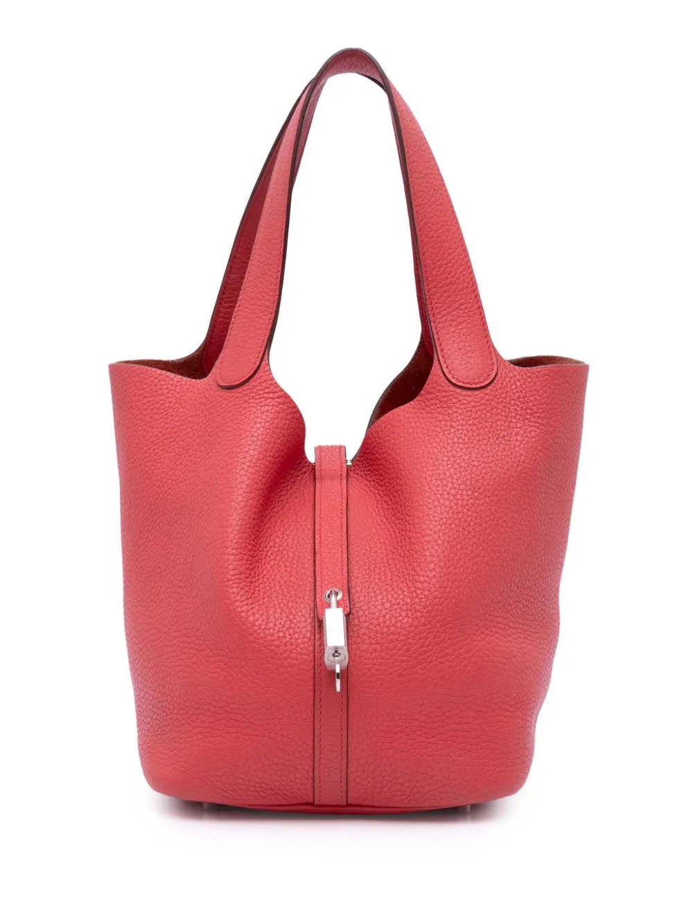 Hermès Pre-Owned 2010 Clemence Picotin Lock 22 handbag - Rosso