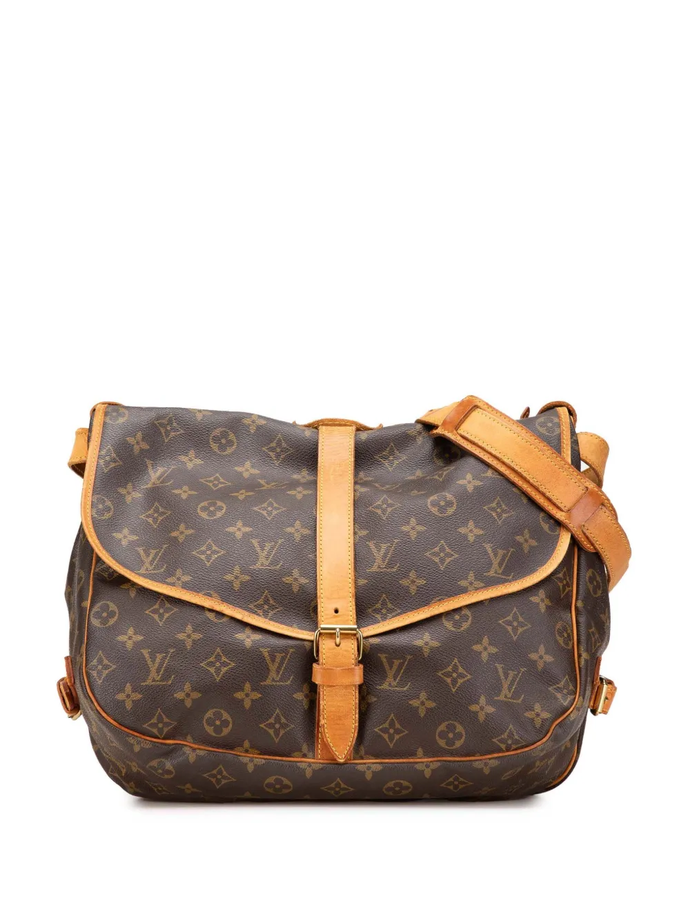 Louis Vuitton Pre-Owned 1993 Monogram Saumur 35 crossbody bag - Marrone