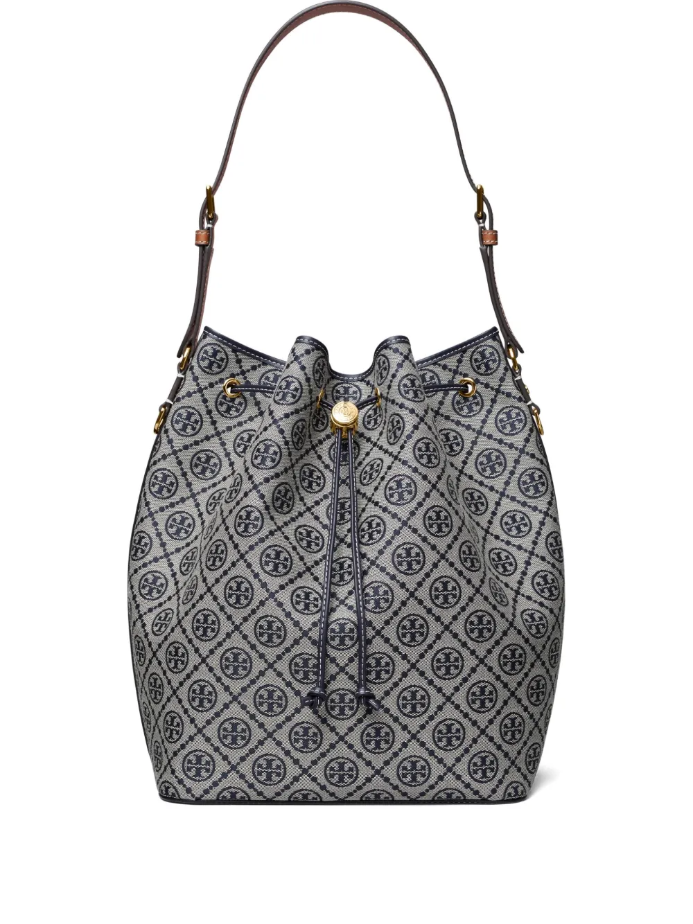 Tory Burch T Monogram bucket bag - Blu