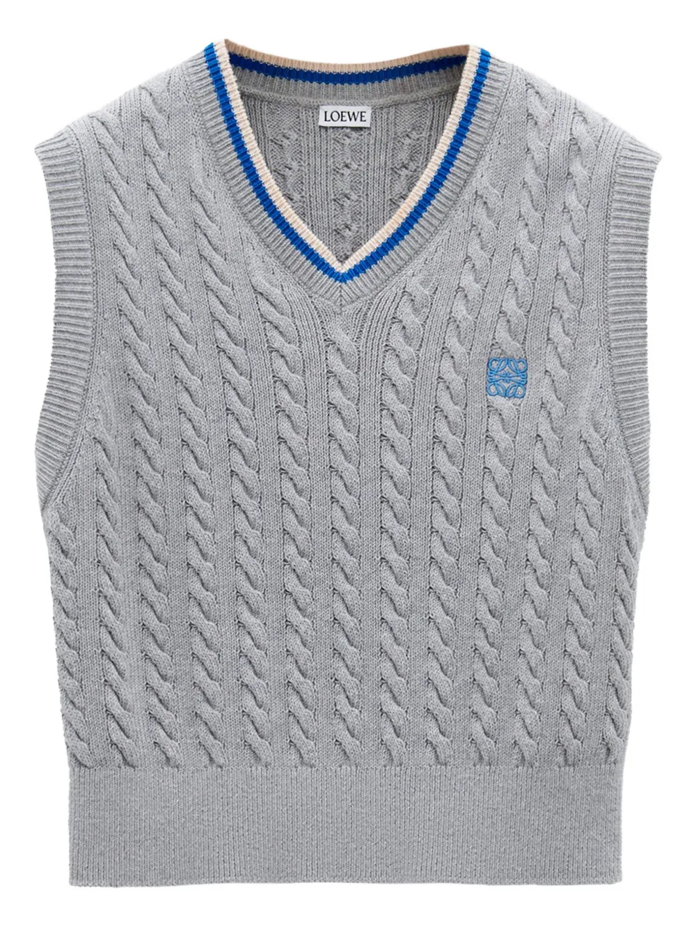 LOEWE cotton vest - Grigio