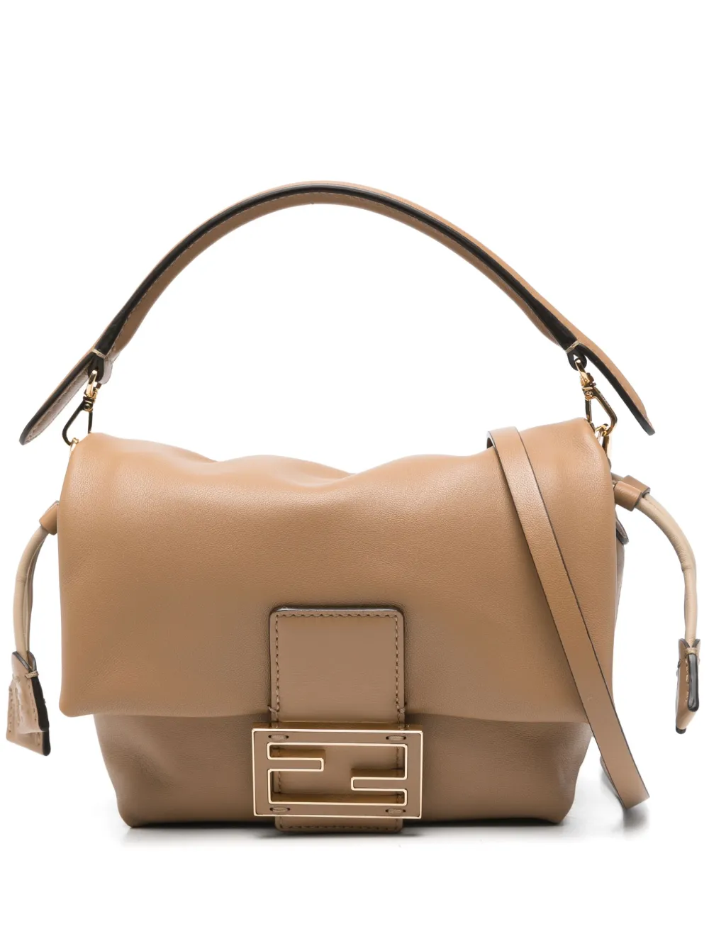 FENDI small Mamma Baguette tote bag - Marrone