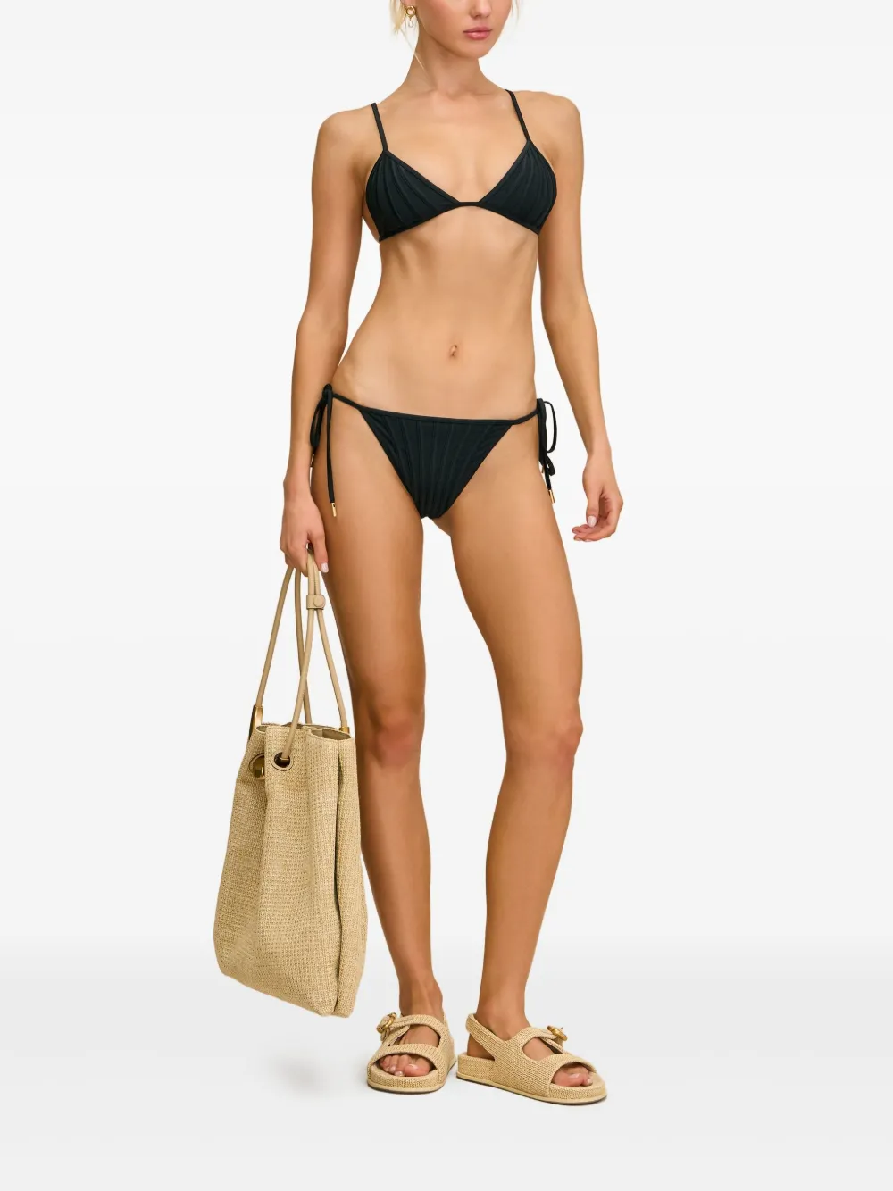 Cult Gaia Mina bikini bottom - Nero