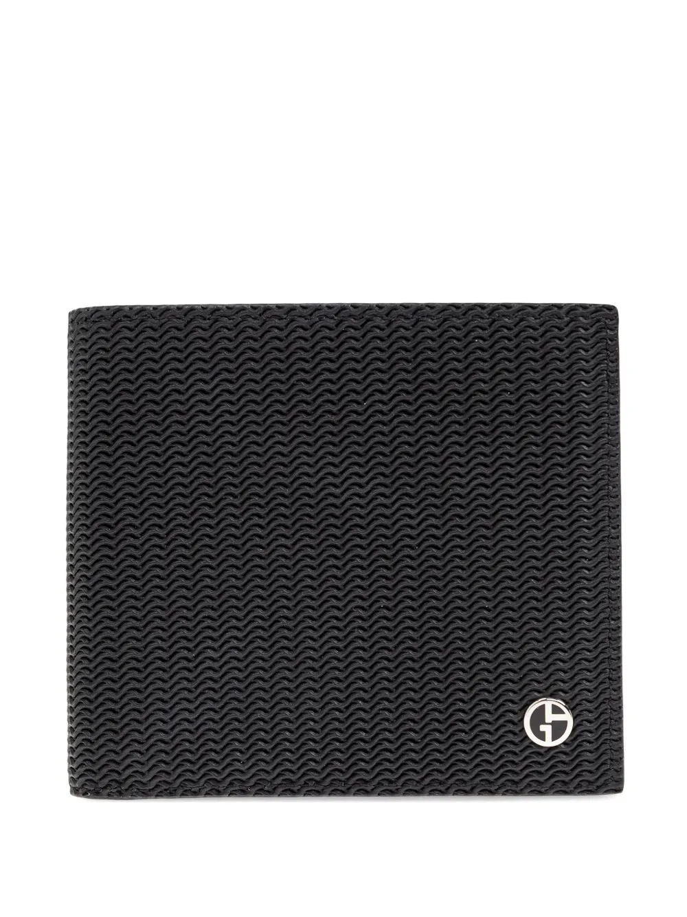 Giorgio Armani embossed-leather wallet - Nero