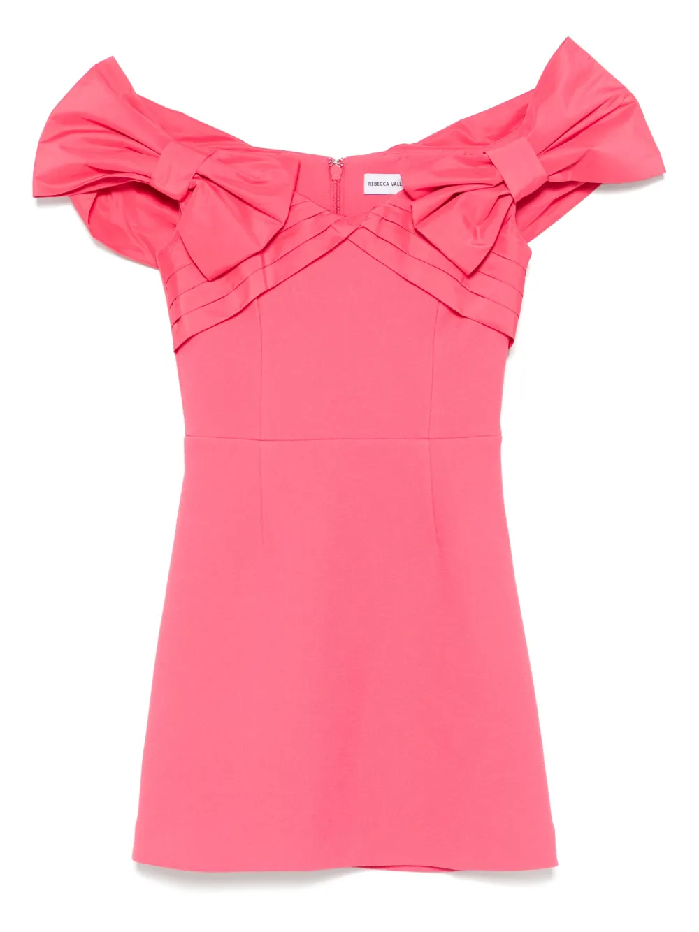 Rebecca Vallance bow-detail dress - Rosa
