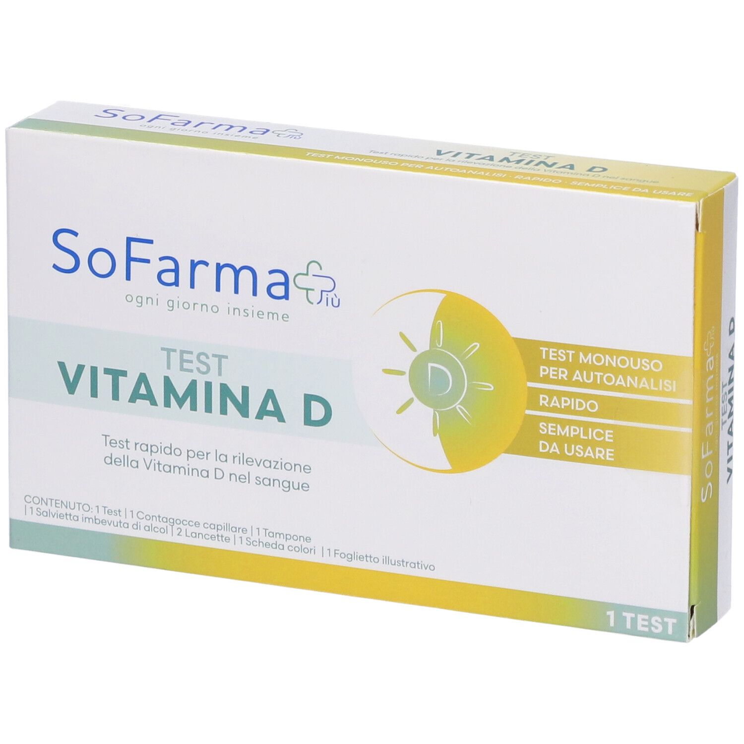 Sofarmapiu' Test Autodiagnostico Vitamina D 1 pz