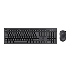 Kit tastiera e mouse wireless silenziosi Trust TKM