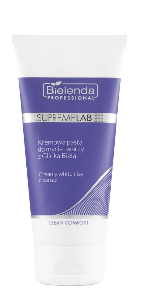 Bielenda Professional Supremelab Clean Comfort Pasta Detergente Viso con Argilla Bianca 150 g 150 g