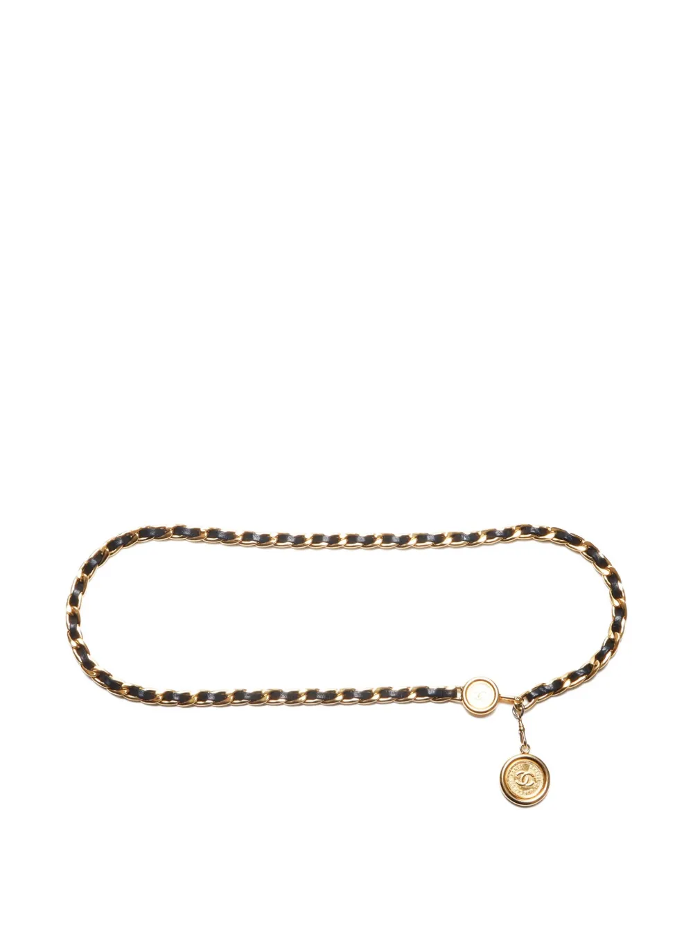CHANEL Pre-Owned 1980s chain belt - Oro